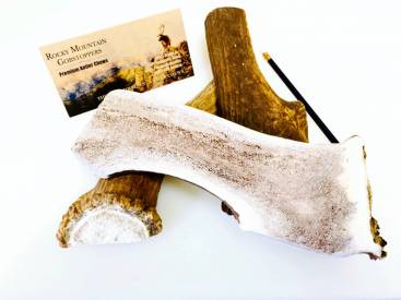 LARGE-SPLIT Rocky Mountian Gobstoppers Premium Elk Antler Dog Chews -( Antlers By-The-Pound) 