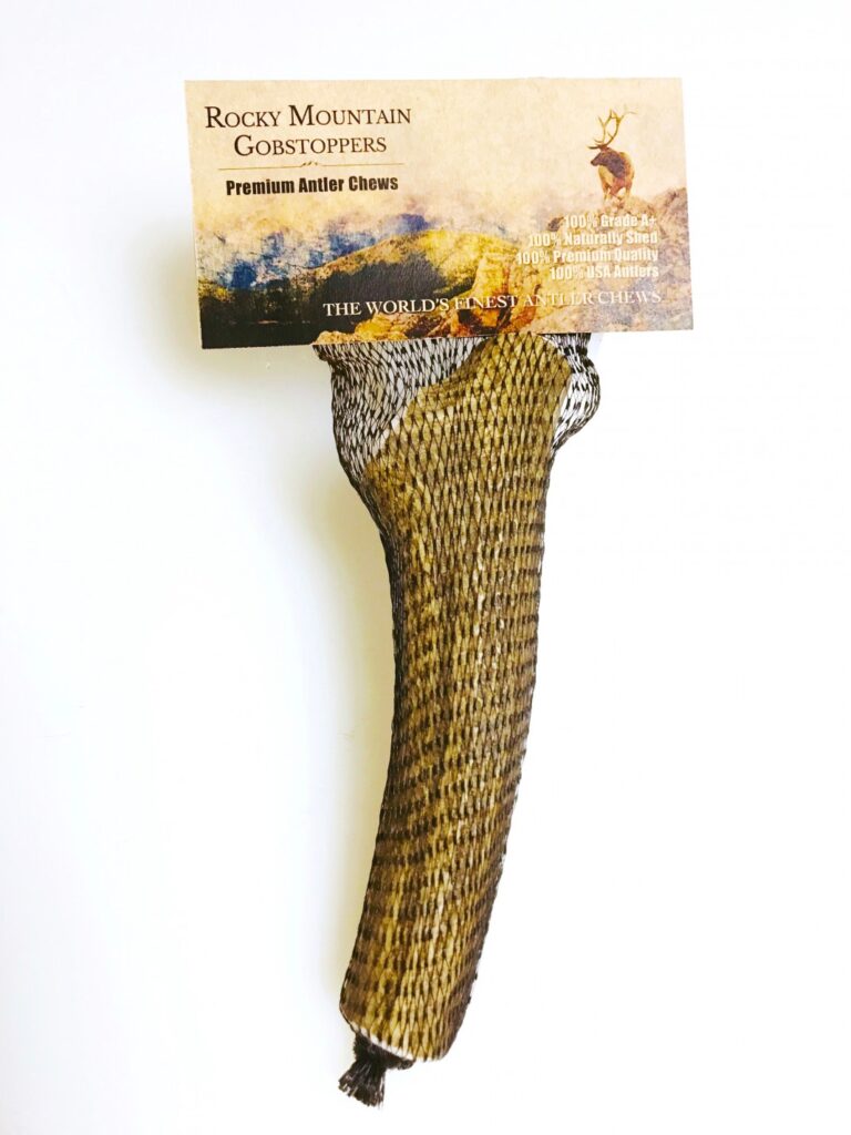 LARGE-WHOLE Rocky Mountain Gobstoppers-Premium Elk Antler Dog Chews (Antlers By-the-Pound)